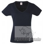 Lady-fit Valueweight V-neck T